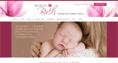 Desktop Screenshot of allaboutbirth.com.au